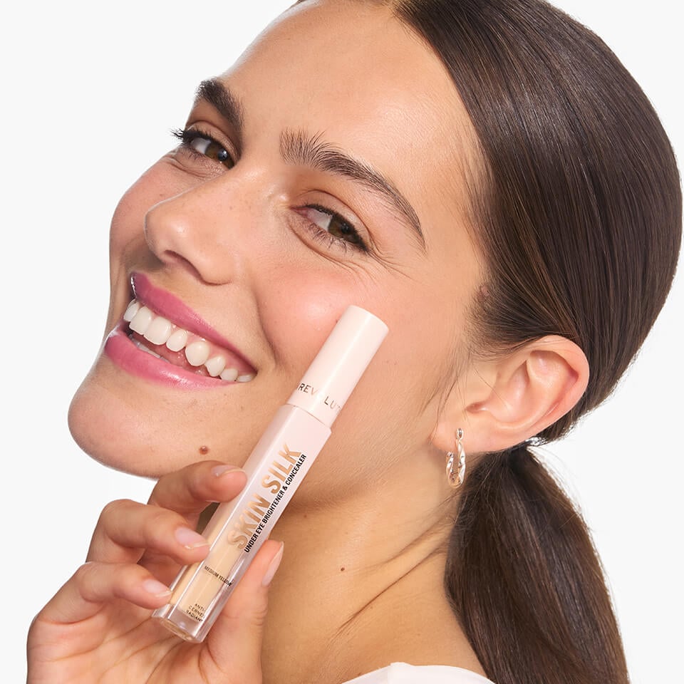 A close-up of a person smiling
