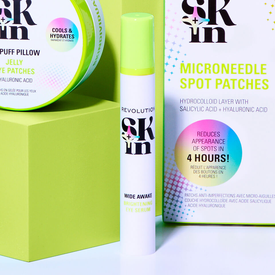 A photo of the Revolution Skin Wide Awake Brightening Eye Serum