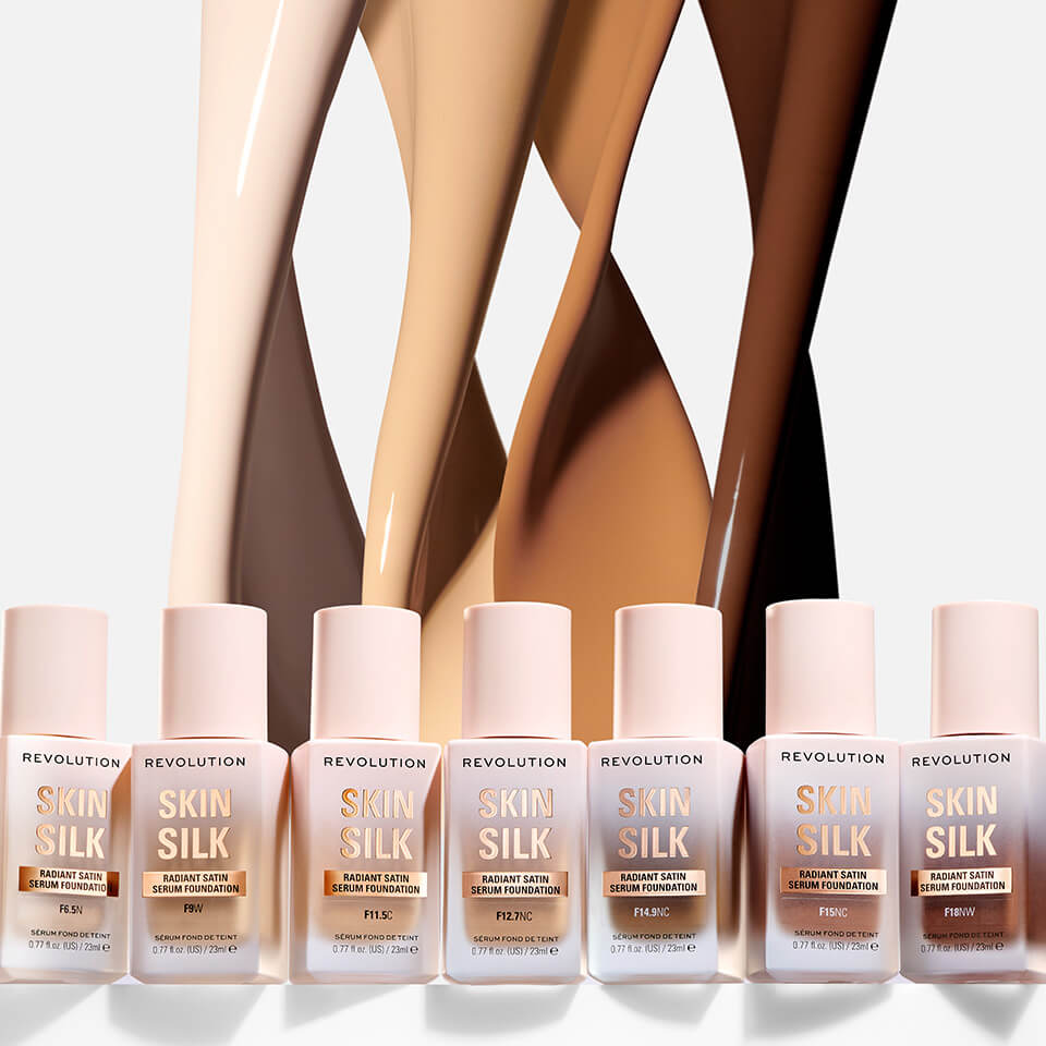 A photo of the Revolution Skin Silk Serum Foundation