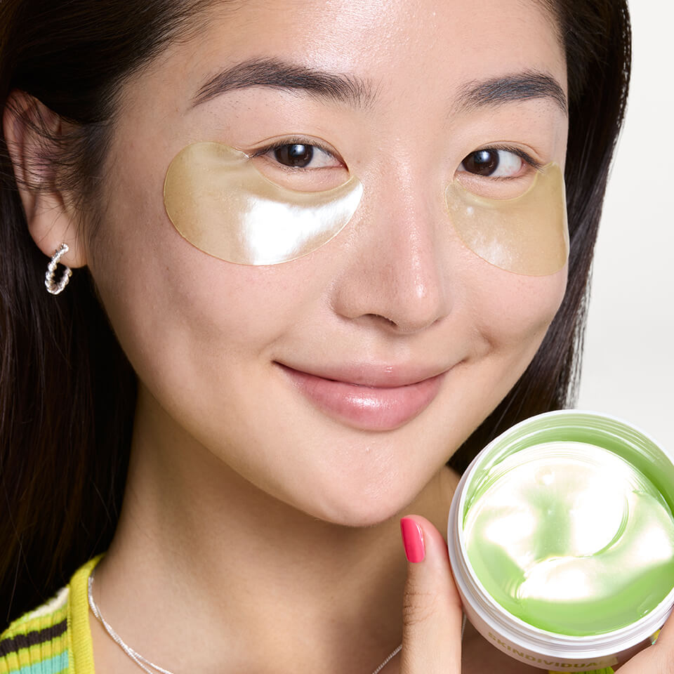A photo of Revolution Skin de-puff pillow under eye patches
