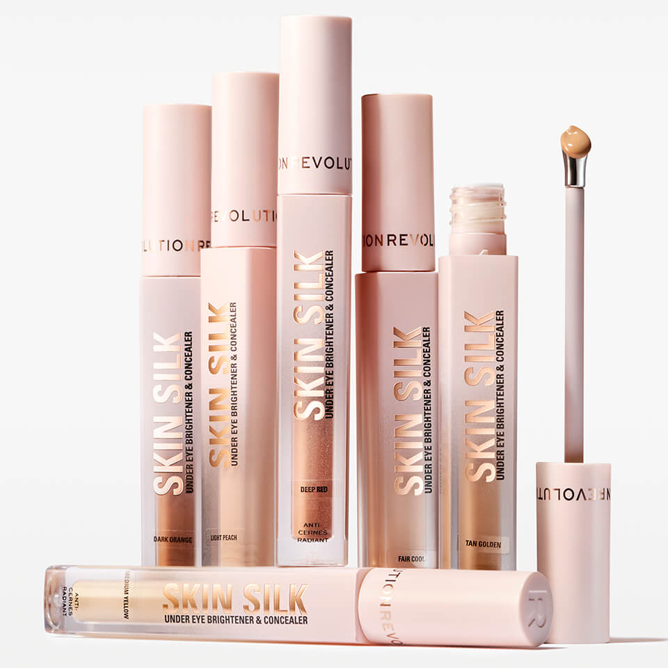 A photo of Revolution Skin Silk Radiant Serum Under Eye Brightener & Concealer