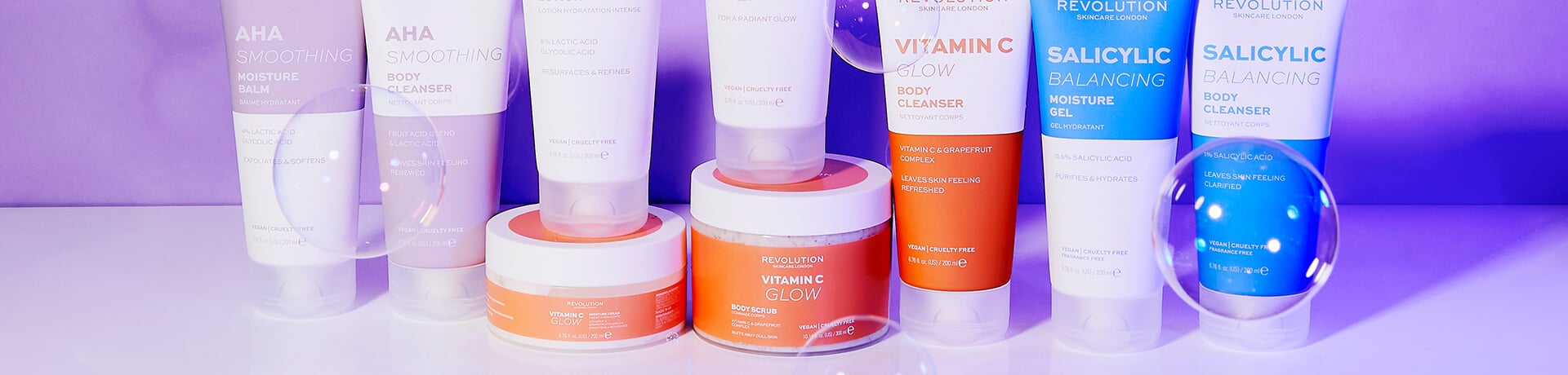 Best body care with active skincare ingredients