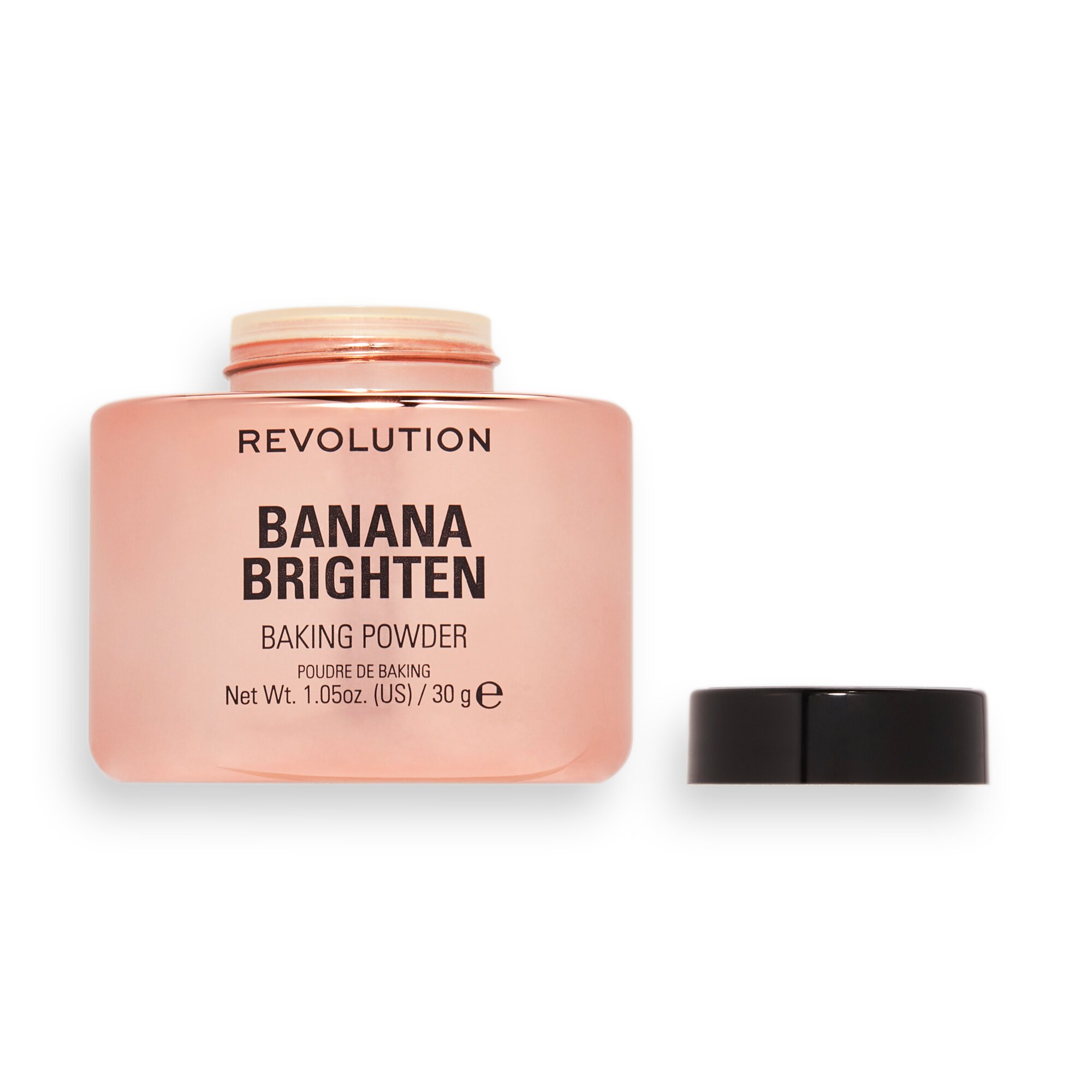 banana brighten powder lid off