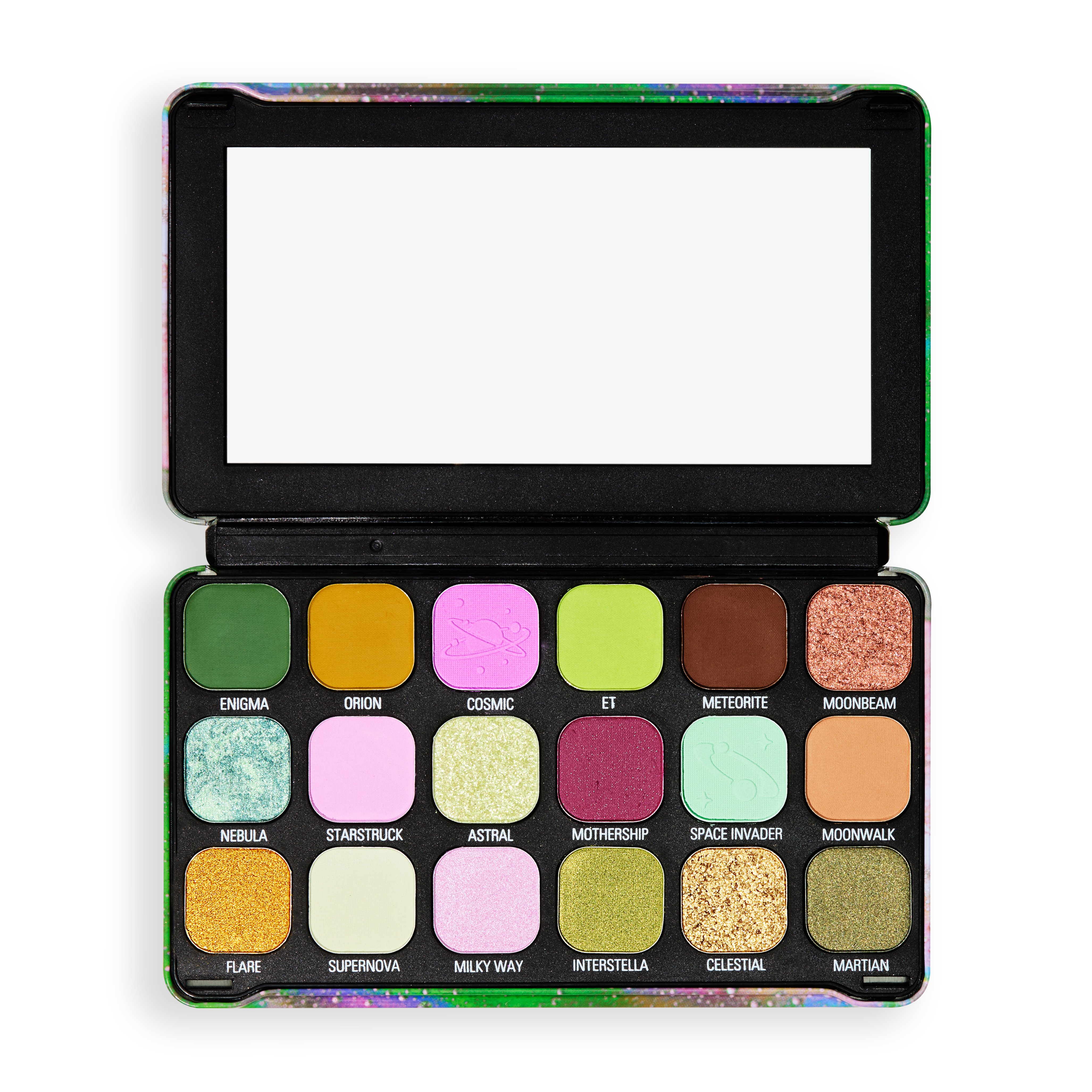 Revolution Forever Flawless Eyeshadow Palette Astro Nova Green