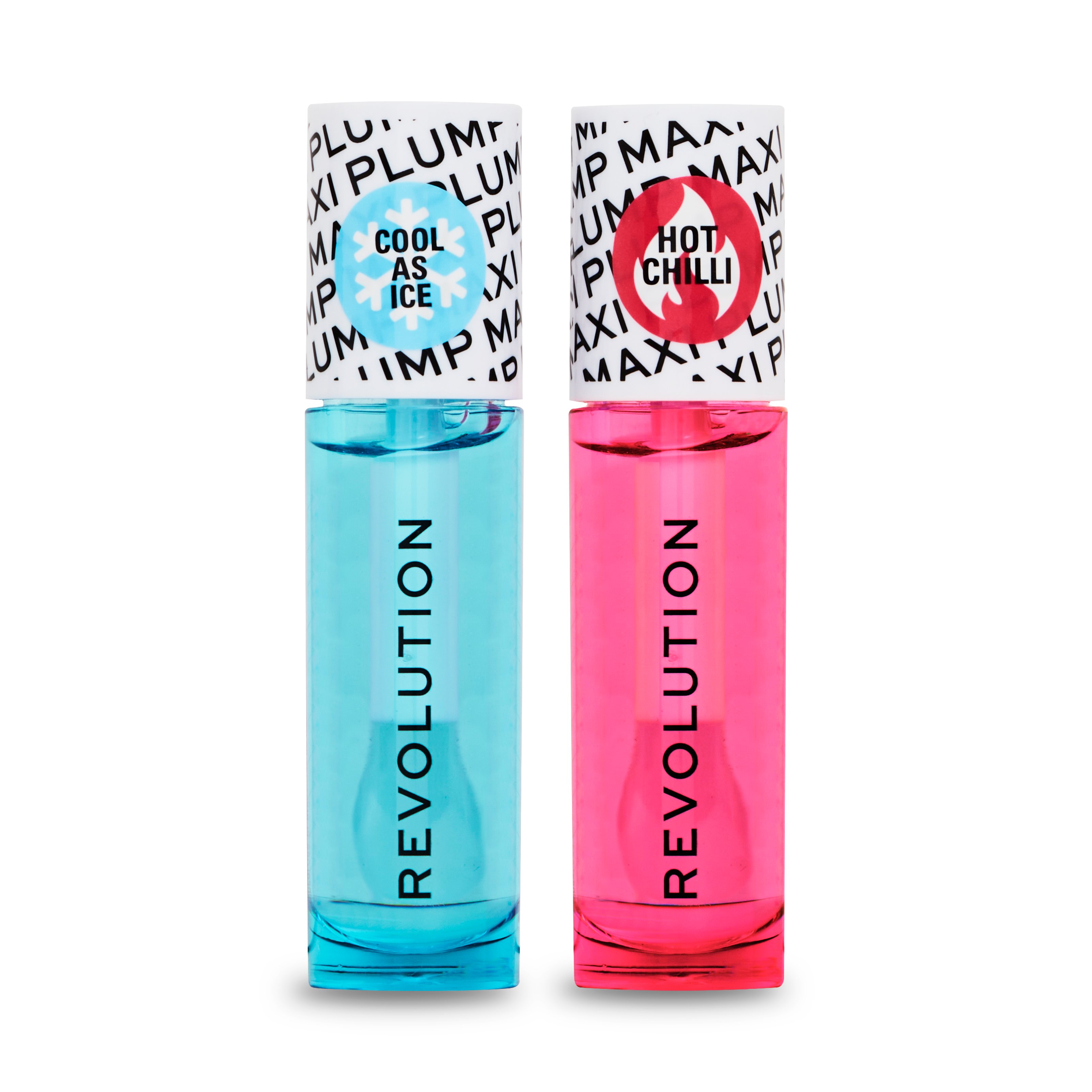Revolution Maxi Plump Cool As Ice and Hot As Chilli Lip Set