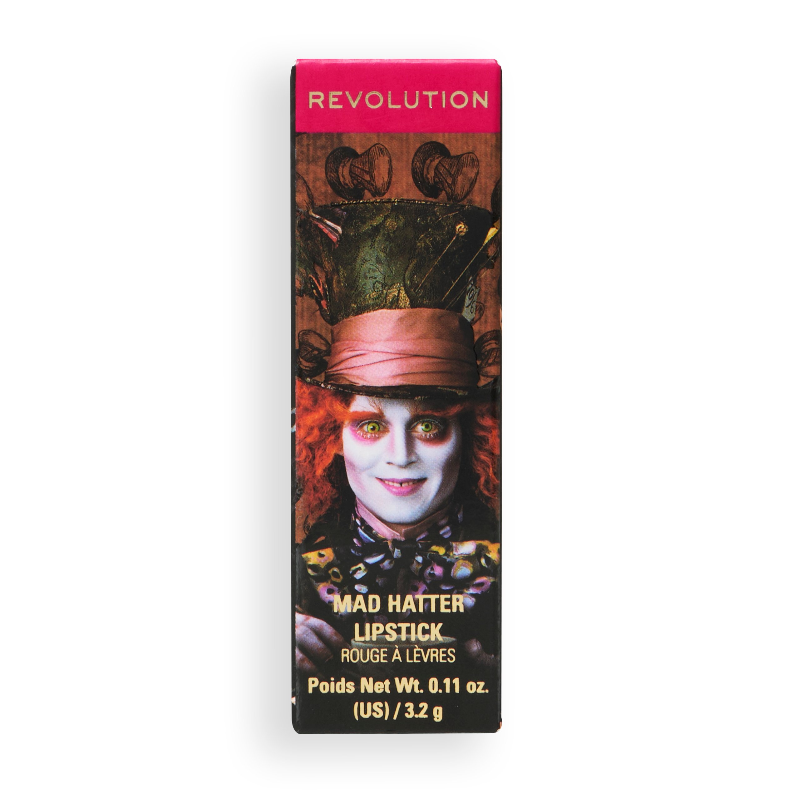 Disney’s Alice in Wonderland & Revolution Mad Hatter Lipstick Fuchsia Pink